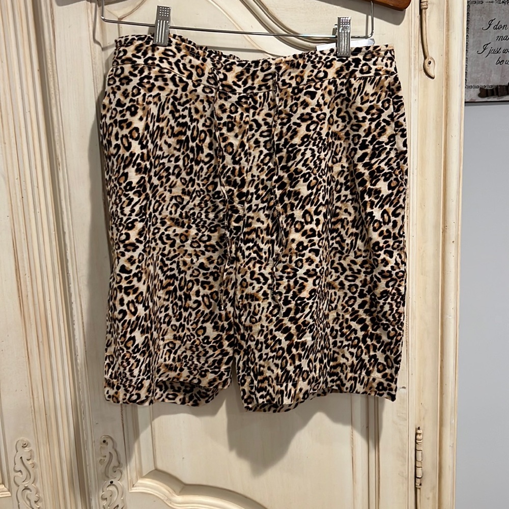 Chico’s Leopard Dress Shorts